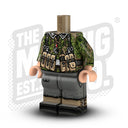Custom Printed Lego - German Smock Body - Summer Oak (MP40 #2) - The Minifig Co.