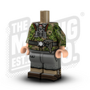 Custom Printed Lego - German Smock Body - Summer Oak (Officer) - The Minifig Co.