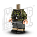 Custom Printed Lego - German Smock Body - Summer Palm (Kar98 #2) - The Minifig Co.