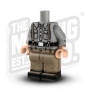 Custom Printed Lego - German Field Service Shirt - Dark Tan - The Minifig Co.