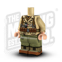 Custom Printed Lego - German Tropical Body - Kar98 #3 (Tan/Olive) - The Minifig Co.