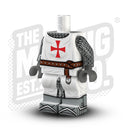Custom Printed Lego - Templar Knight Body - The Minifig Co.