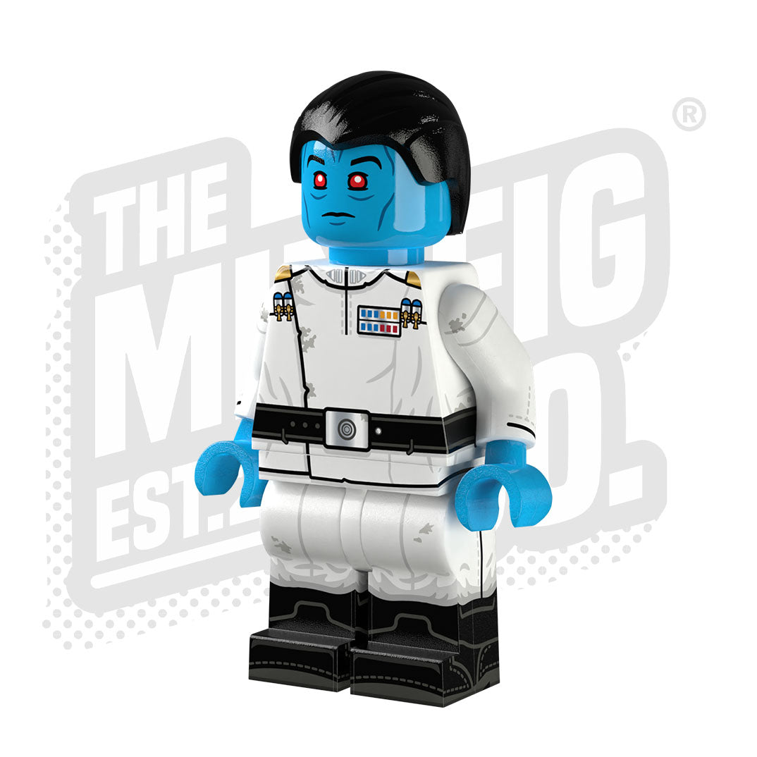 Custom Printed Lego - Realistic Admiral - The Minifig Co.