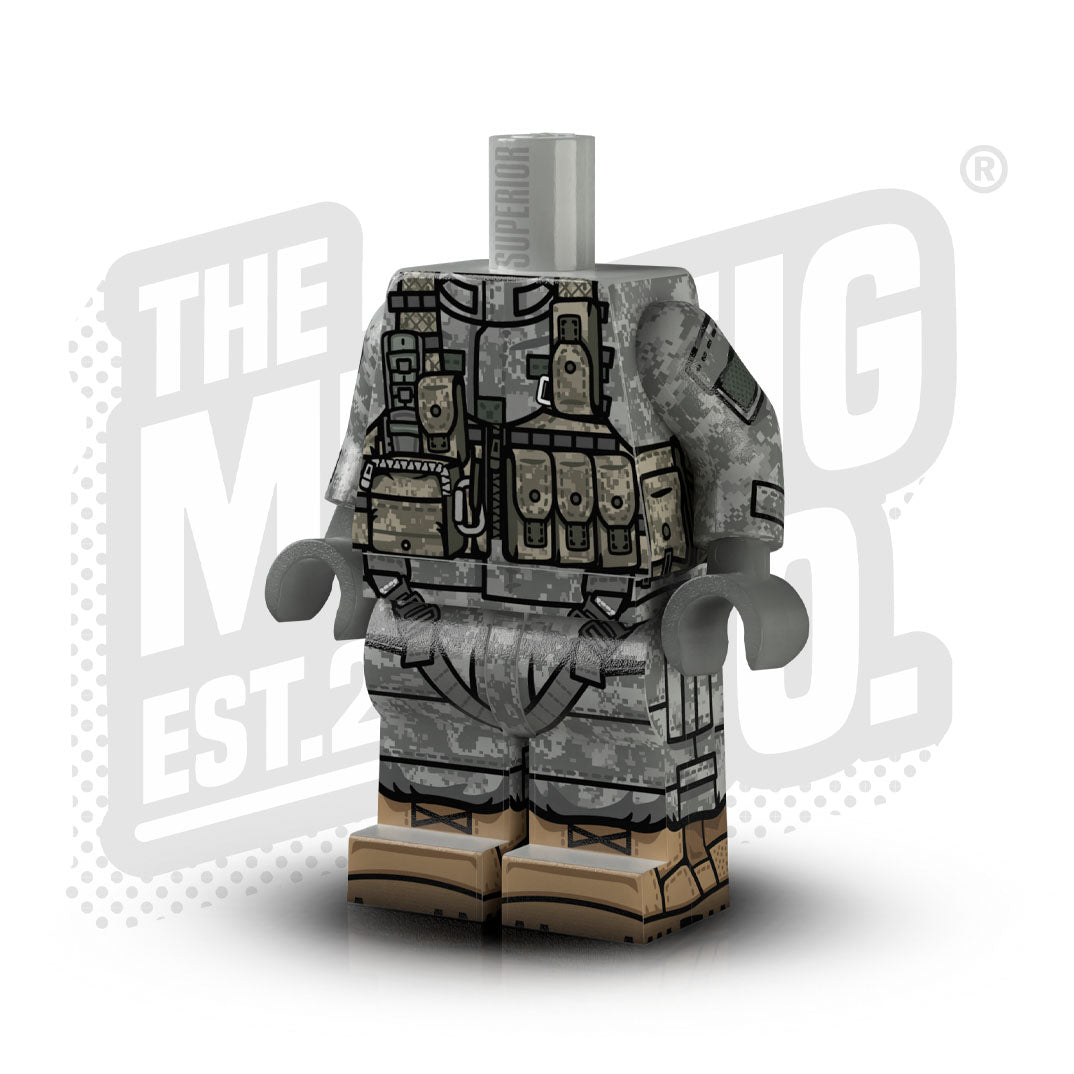 Custom Printed Lego - UCP Flight Vest Body - The Minifig Co.