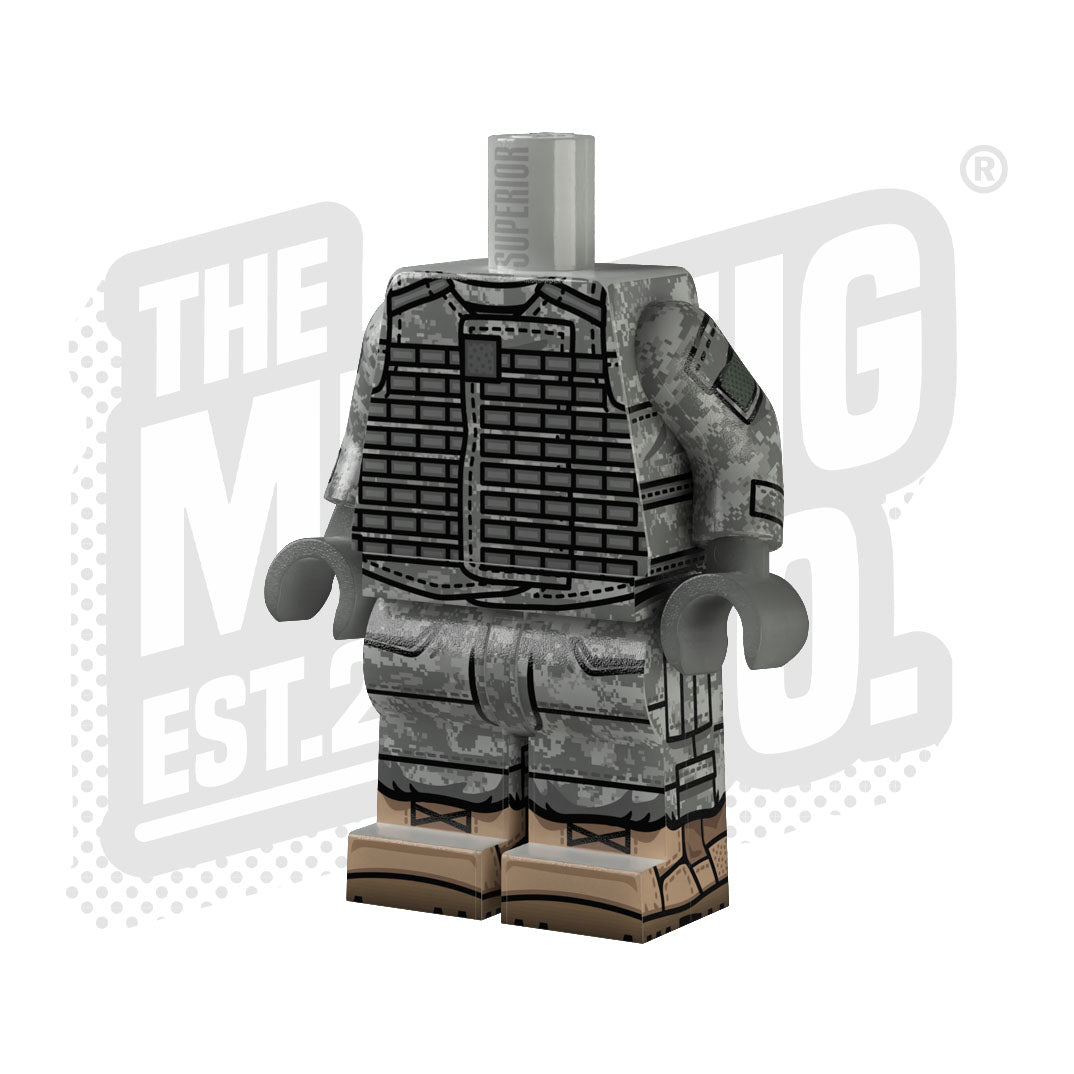 Custom Printed Lego - UCP Interceptor Army Body (#01) - The Minifig Co.