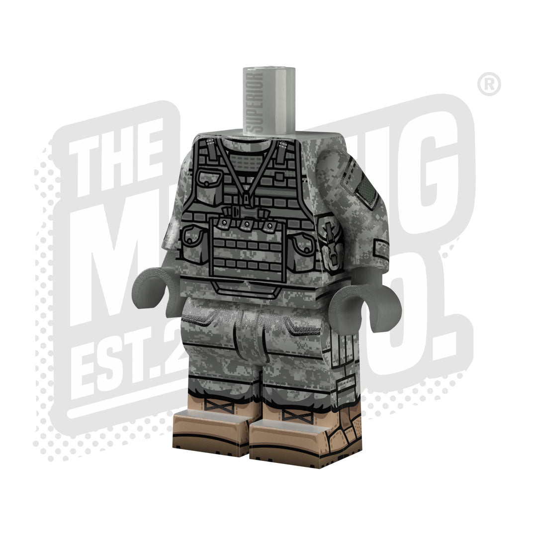 Custom Printed Lego - UCP Interceptor Army Body (#06) - The Minifig Co.