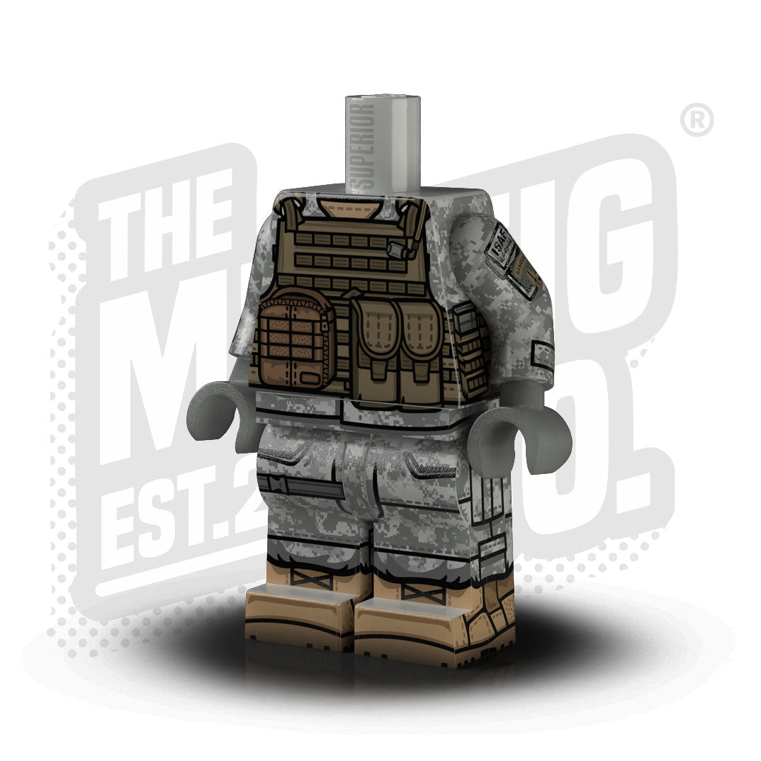 Custom Printed Lego - UCP Ranger Body #01 - The Minifig Co.