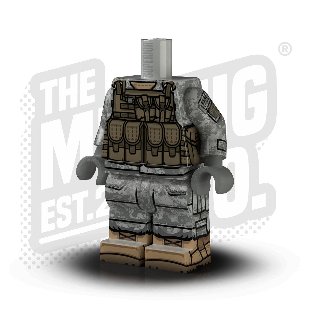 Custom Printed Lego - UCP Ranger Body #02 - The Minifig Co.