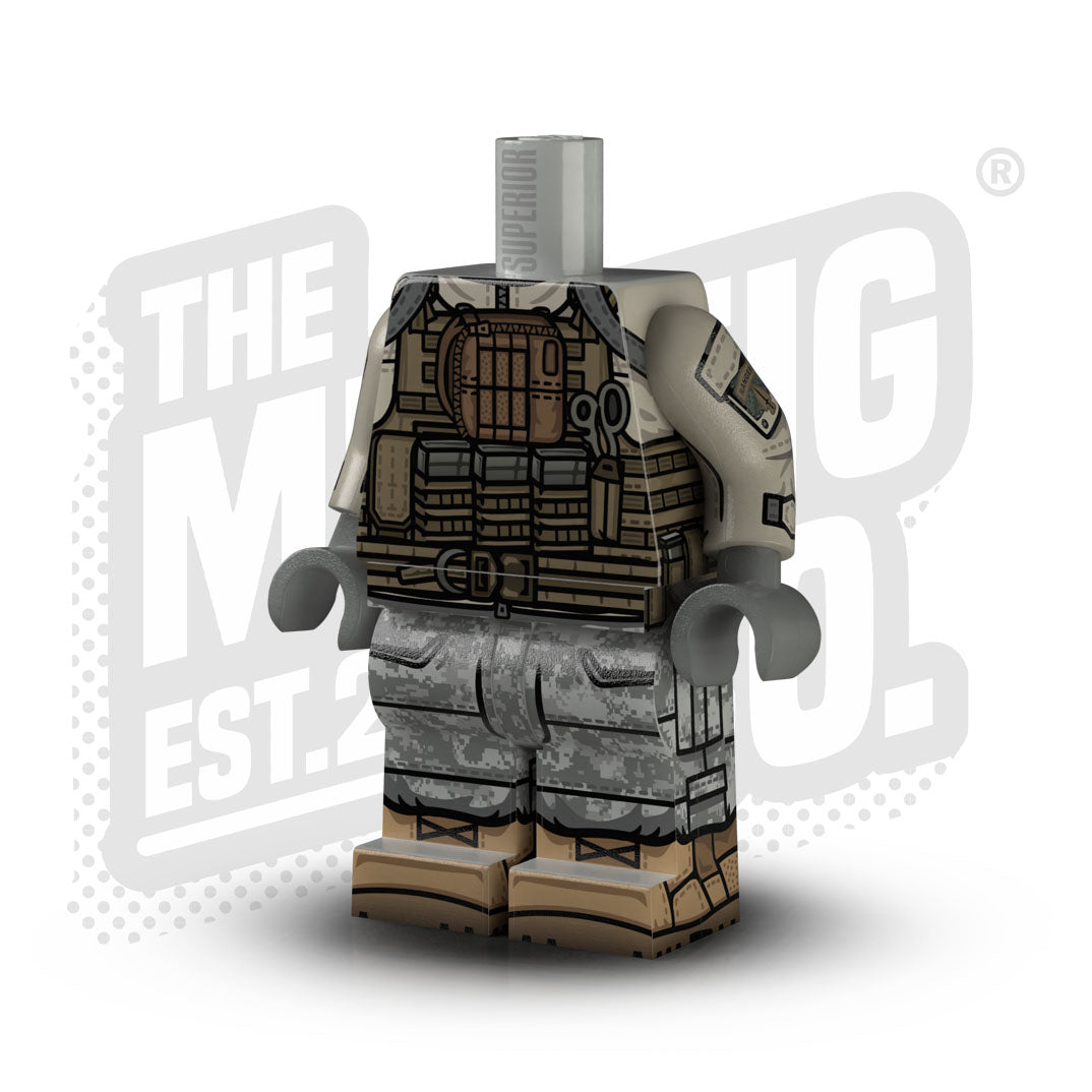 Custom Printed Lego - UCP Ranger Body #05 - The Minifig Co.