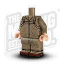 Custom Printed Lego - US WWII Tanker Coveralls (Dark Tan) - The Minifig Co.