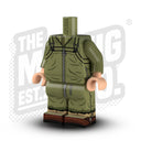 Custom Printed Lego - US WWII Tanker Coveralls (Olive) - The Minifig Co.