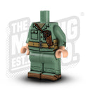 Custom Printed Lego - USMC WWII Body - Thompson - The Minifig Co.