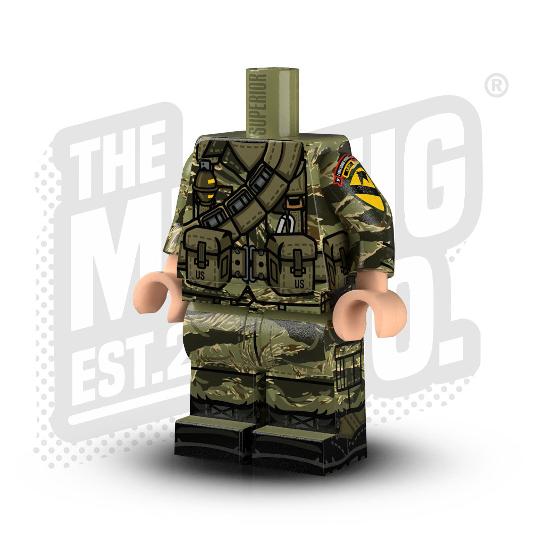 Custom Printed Lego - Vietnam LRRP (Bandolier/1st Cav) - The Minifig Co.