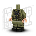 Custom Printed Lego - Vietnam Grunt (Officer) - The Minifig Co.