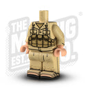 Custom Printed Lego - Vietcong Infantry Body (Tan) - The Minifig Co.