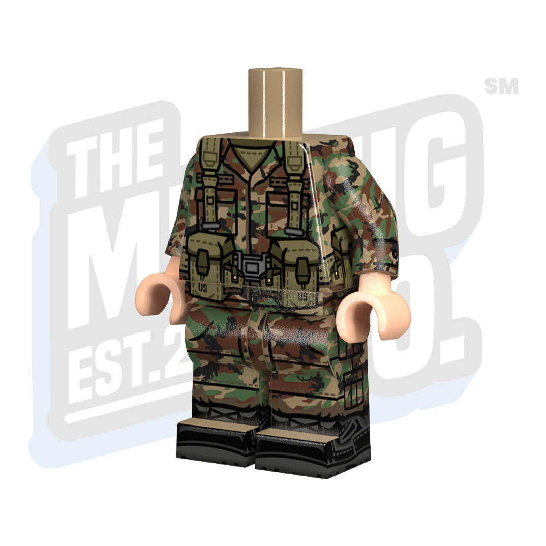 Custom Printed Lego - M81 Woodland Body (Infantry) - The Minifig Co.