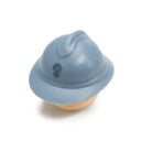 Custom Printed Lego - WW1 Adrian Helmet (French) - The Minifig Co.