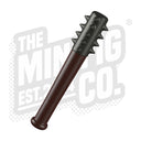 Custom Printed Lego - Spike Mace (Pearl Dark Grey/Dark Brown) - The Minifig Co.