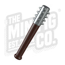 Custom Printed Lego - Spike Mace (Silver/Dark Brown) - The Minifig Co.