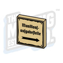 Custom Printed Lego - German Munitions Tile (2x2) - The Minifig Co.