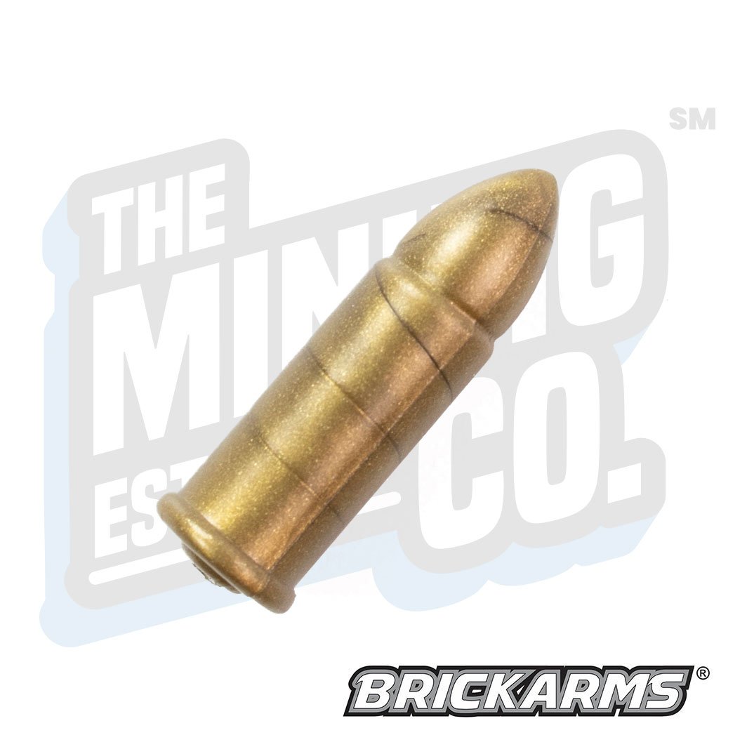 Custom Printed Lego - 20mm Round (Brass) - The Minifig Co.