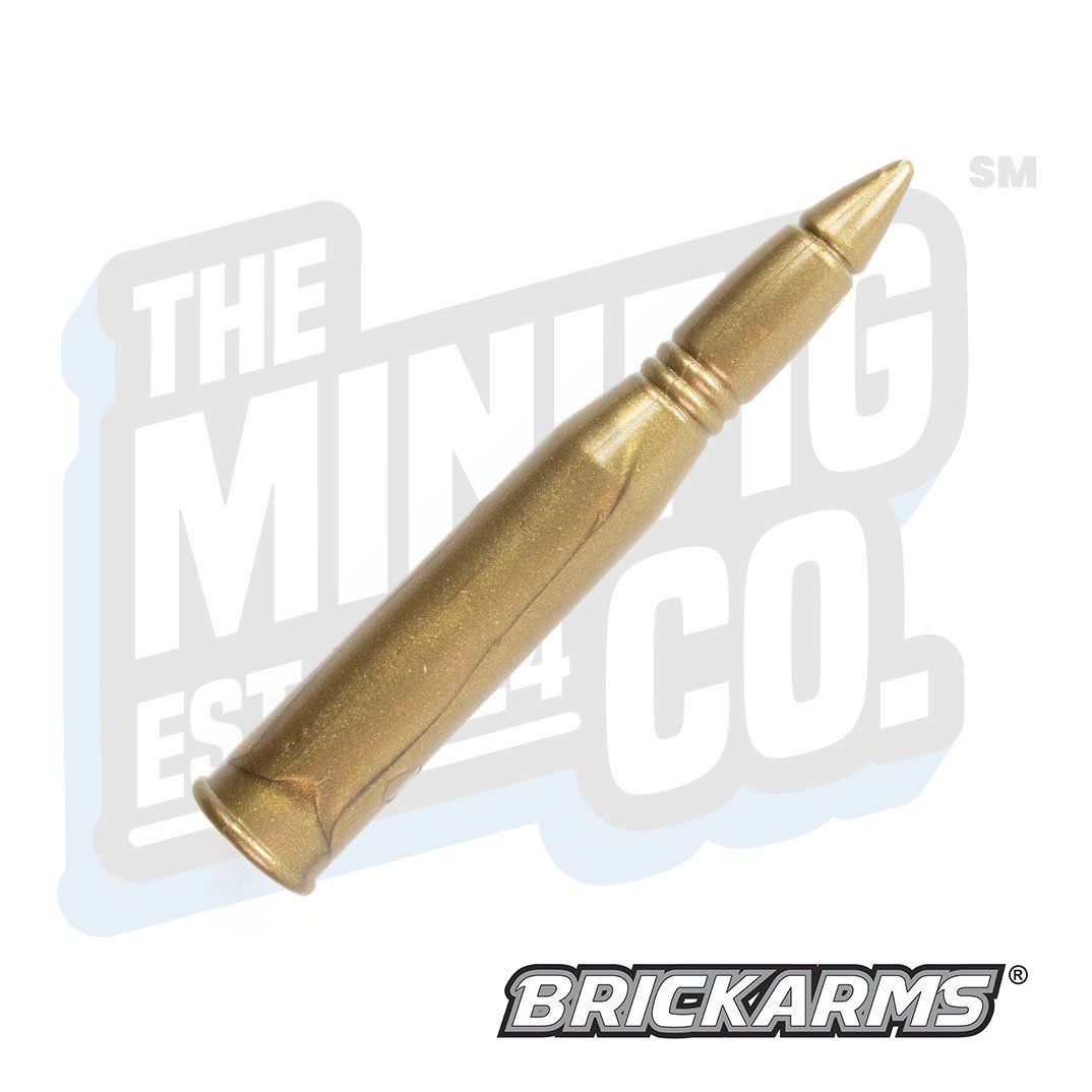 Custom Printed Lego - 88mm Shell (Brass) - The Minifig Co.
