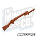 Custom Printed Lego - Arisaka with Bayonet (Brown) - The Minifig Co.