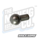 Custom Printed Lego - Cannon Ball (Gunmetal) - The Minifig Co.