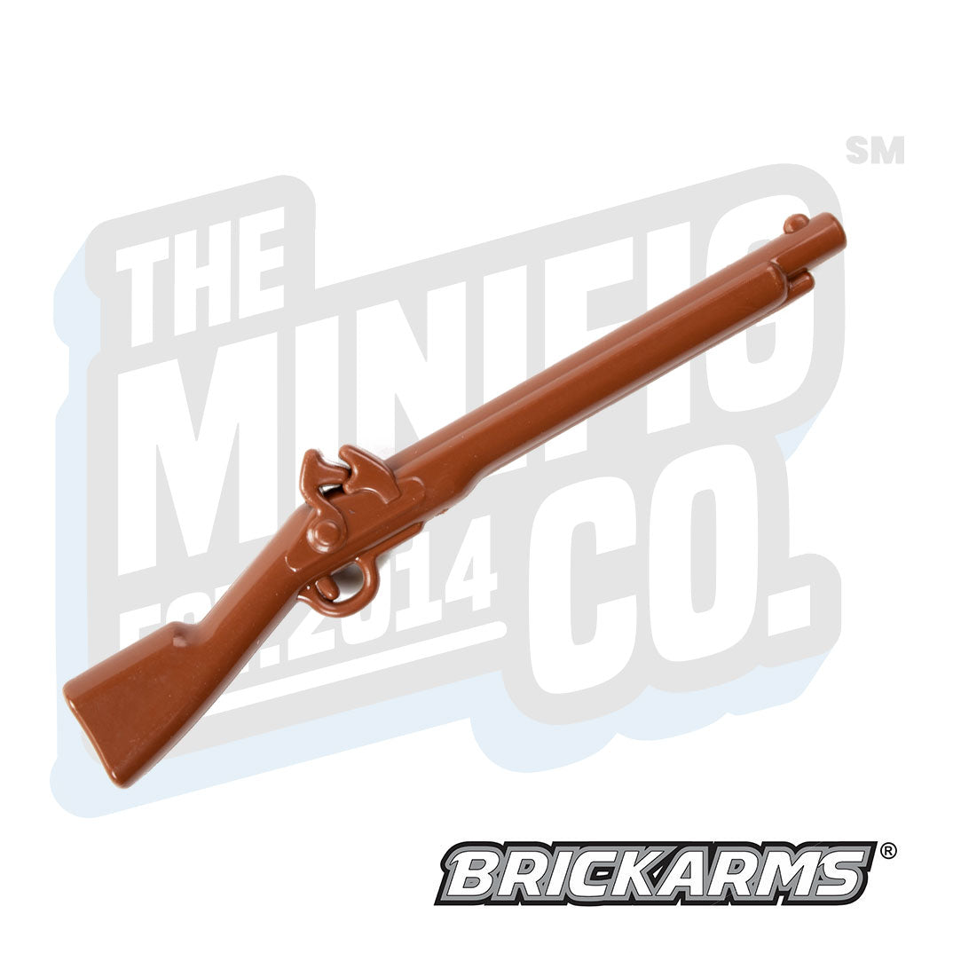 Custom Printed Lego - Flintlock Musket (Brown) - The Minifig Co.