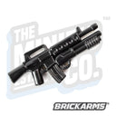 Custom Printed Lego - M16-DBR (Black) - The Minifig Co.