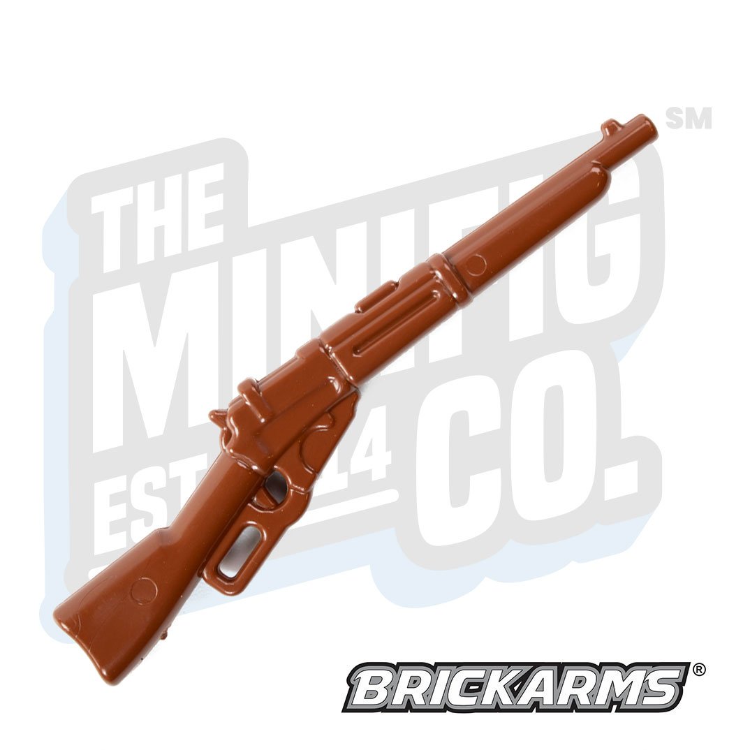 Custom Printed Lego - M1895 Lever Action Russian (Brown) - The Minifig Co.