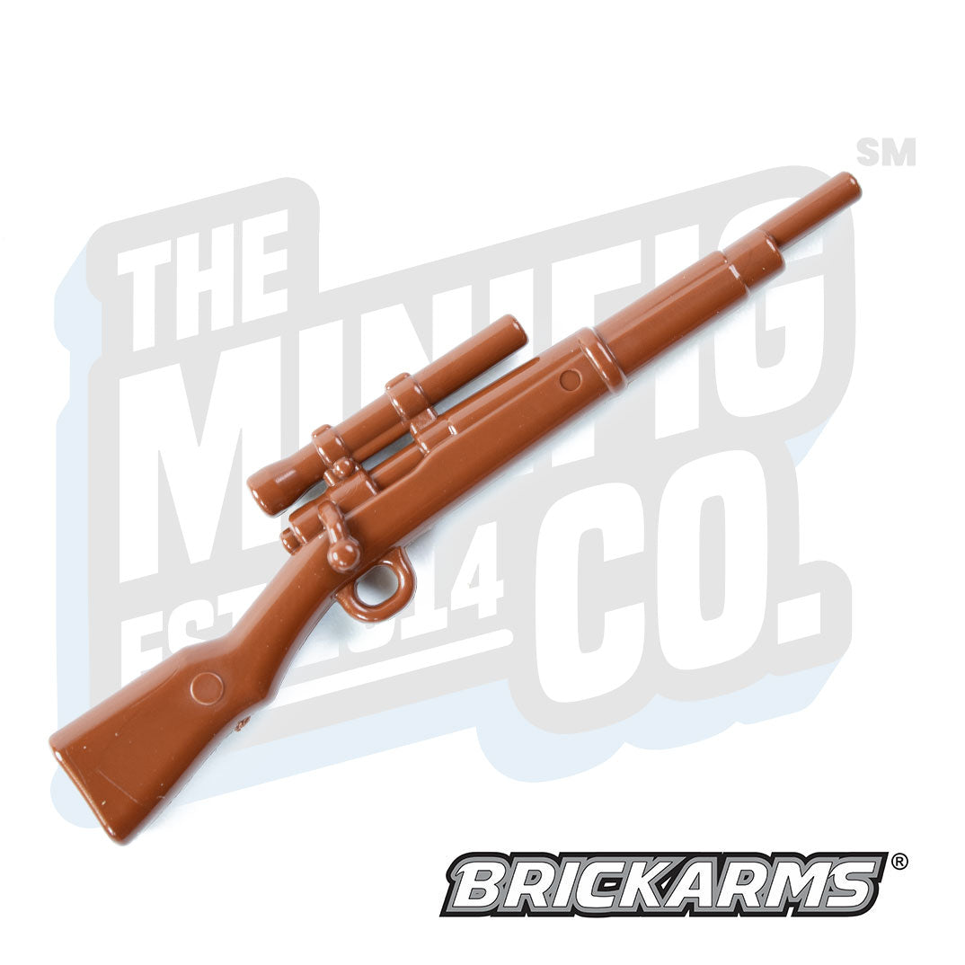 Custom Printed Lego - M1903-A4 Army Sniper (Brown) - The Minifig Co.