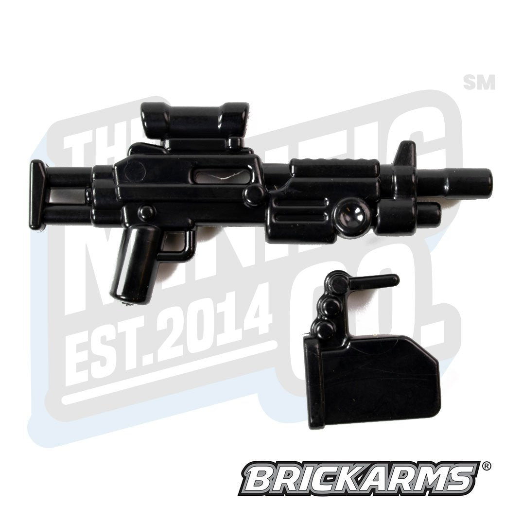 Custom Printed Lego - M249 SAW Para w/Ammo Can (Black) - The Minifig Co.