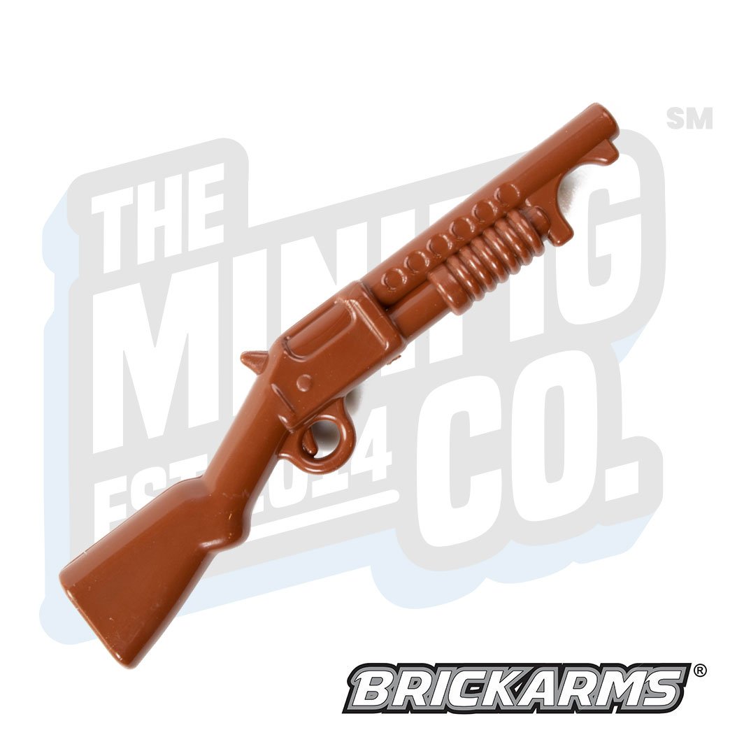 Custom Printed Lego - M97 Trench Gun (Brown) - The Minifig Co.