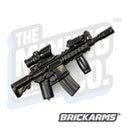M4 Army ACOG w/PEQ (Black) - The Minifig Co.