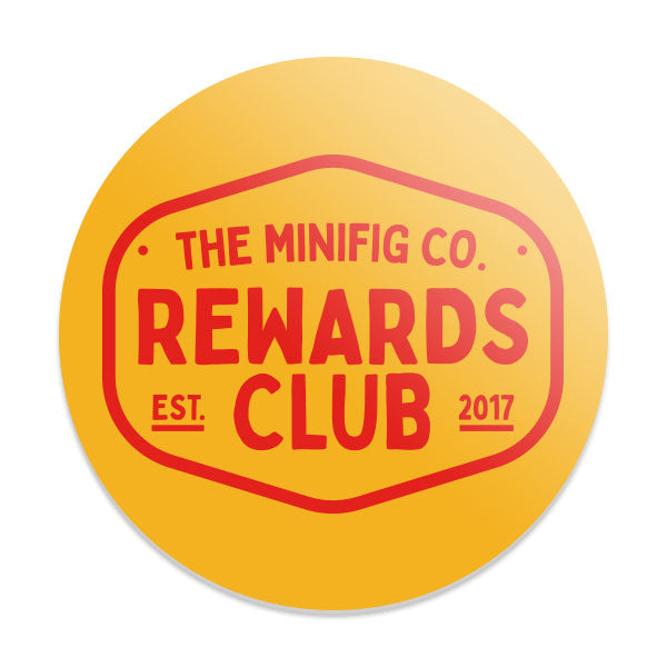 Custom Printed Lego - Rewards Club Coaster - The Minifig Co.