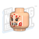 Custom Printed Lego - Filthy Thirteen Head #01 (Lt. Flesh) - The Minifig Co.