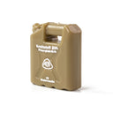 Custom Printed Lego - German Gas Can (Dark Tan) - The Minifig Co.