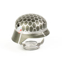 Custom Printed Lego - Half Basket Stahlhelm - The Minifig Co.