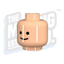Smiley Head (Lt. Flesh) - The Minifig Co.