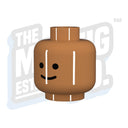 Smiley Head (Medium Nougat) - The Minifig Co.