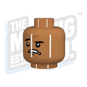 Worried Head (Medium Nougat) - The Minifig Co.