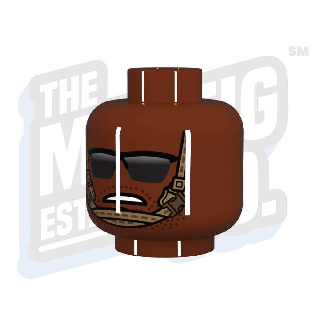 Modern Chinstrap #01 (Reddish Brown) - The Minifig Co.
