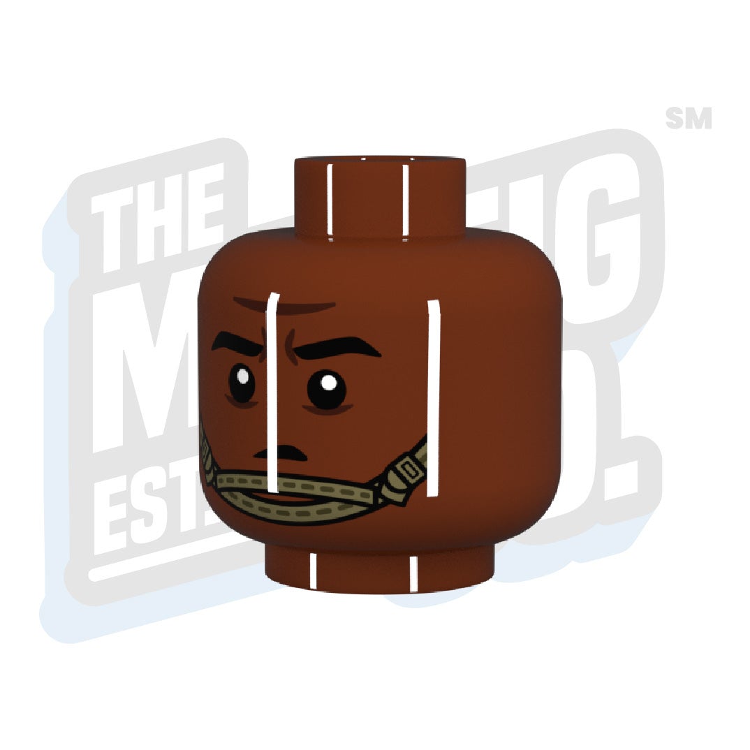 Modern Chinstrap #05 (Reddish Brown) - The Minifig Co.