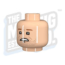 Sneezing Face Head (Lt. Flesh) - The Minifig Co.