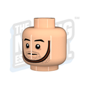 Custom Printed Lego - Head G.I. Chinstrap (Lt. Flesh) - The Minifig Co.