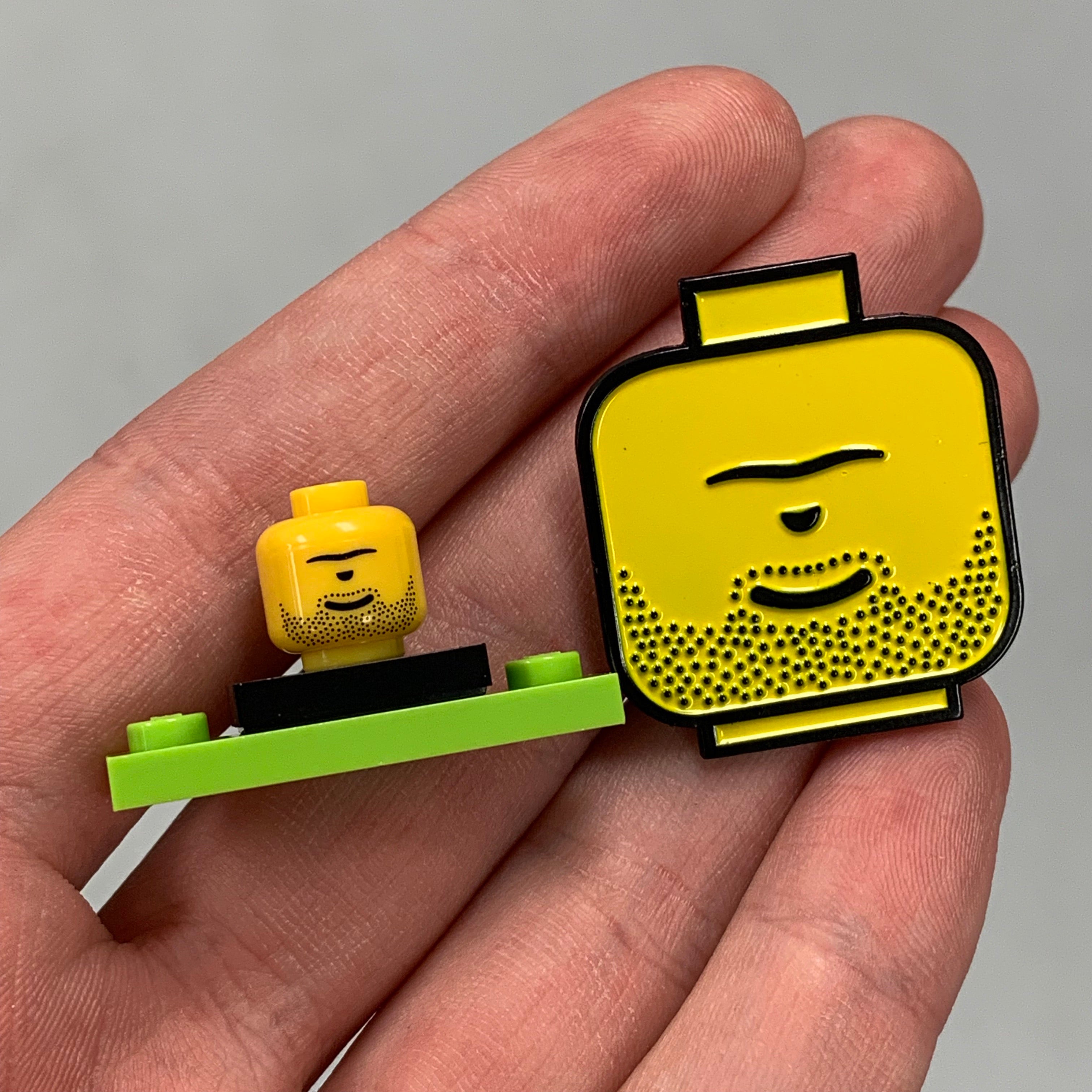 Custom Printed Lego - Cyclops Enamel Pin - The Minifig Co.