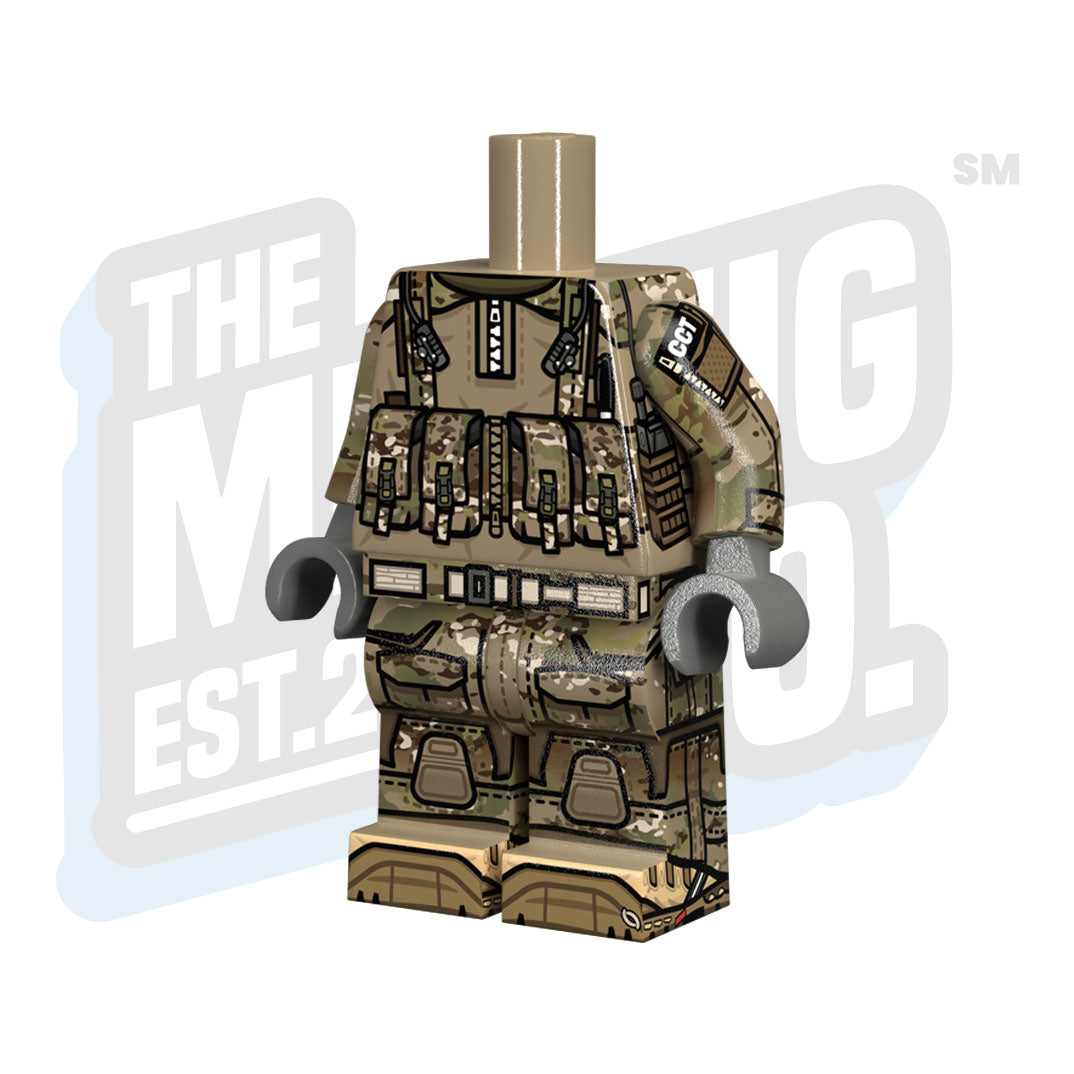 Custom Printed Lego - USAF CCT Chest Rig Body - The Minifig Co.