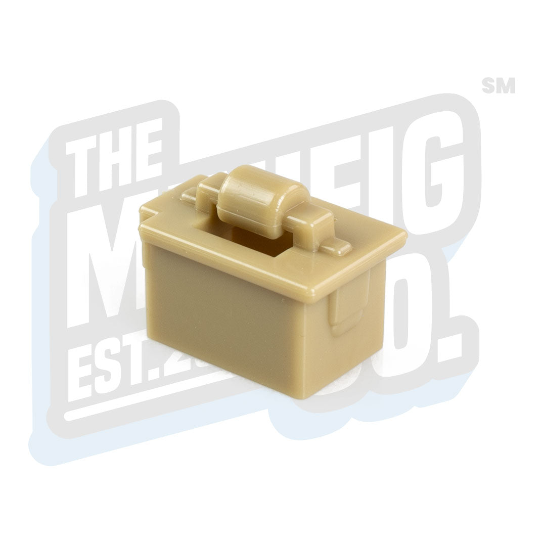BG50 Ammo Box (Dark Tan) - The Minifig Co.