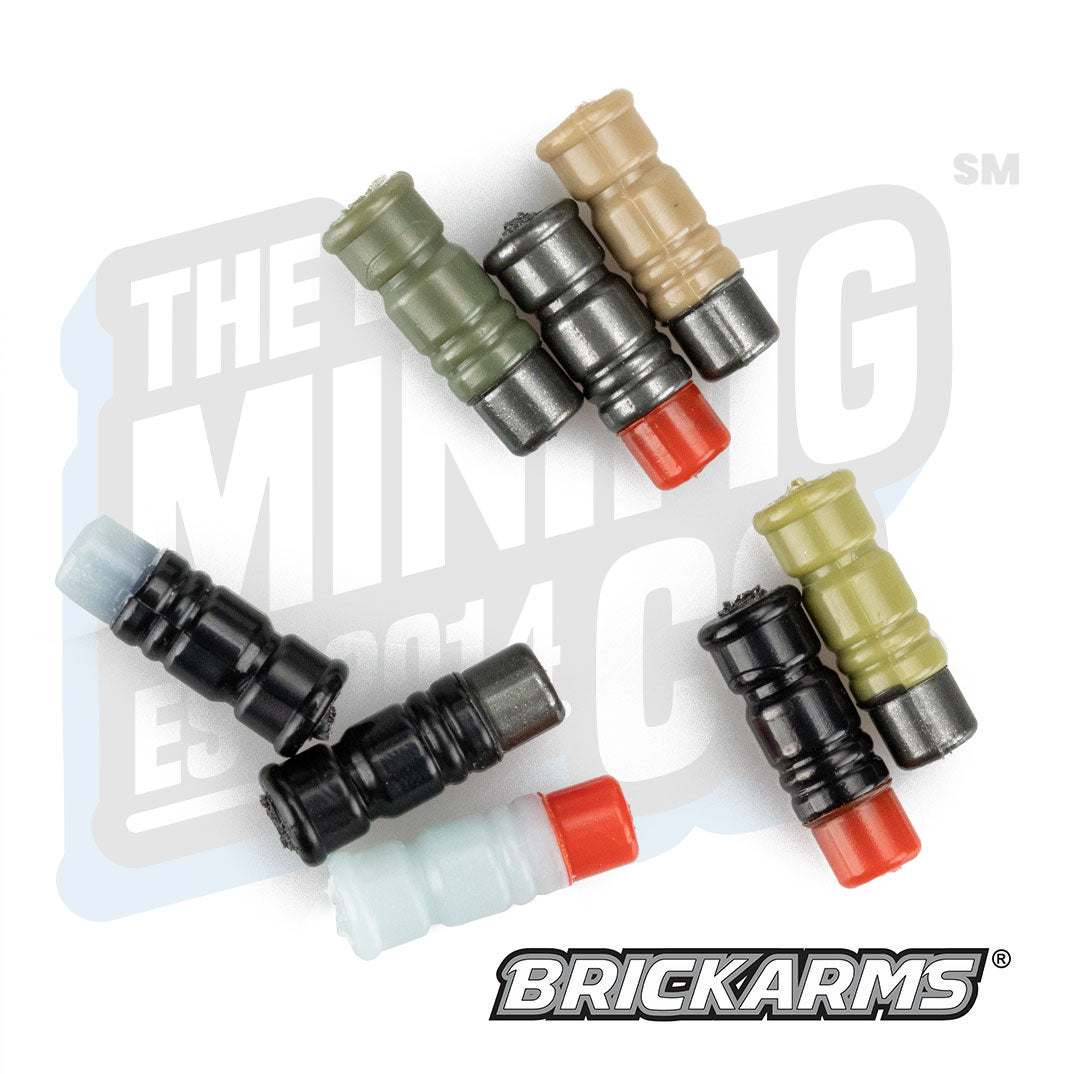 Custom Printed Lego - M40 HEDP Grenade (8 Pack) RELOADED (Assorted) - The Minifig Co.